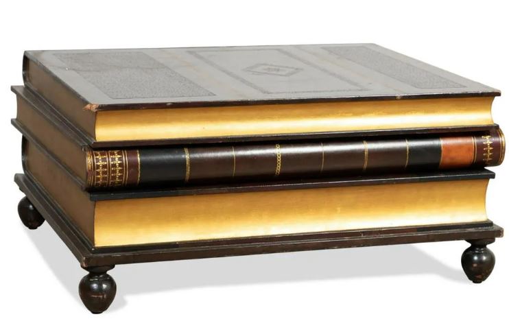 Maitland Smith Stacked Book Coffee Table - GA Prop Source