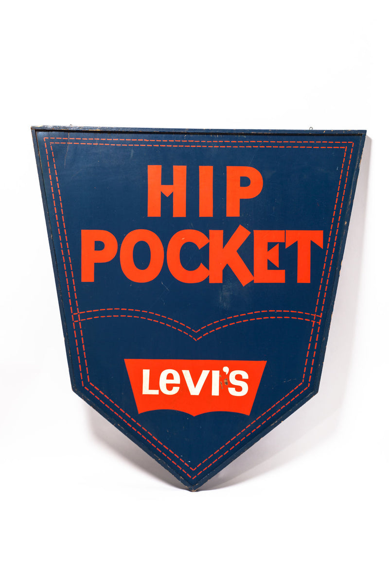 Extra Large Vintage Levi's Jeans Hip Pocket Sign – Anthony Baratta LLC
