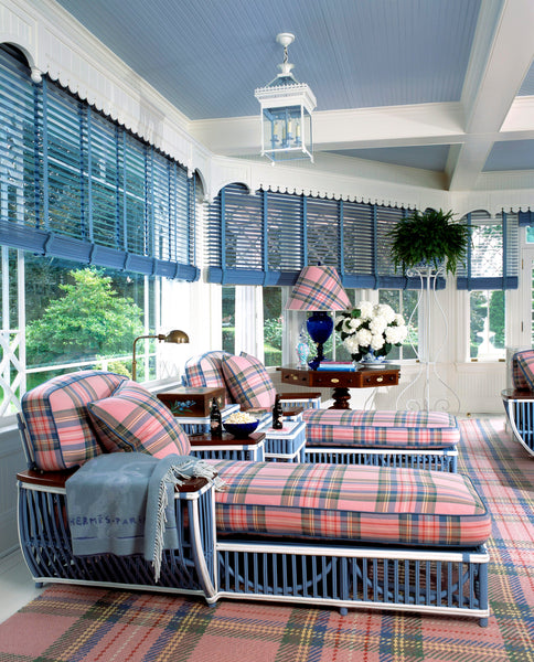 Custom Rattan Chaise Lounge