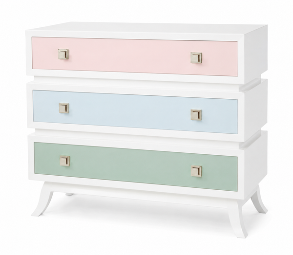 Custom 3-Color Contemporary Dresser