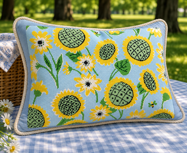 Exclusive: Sunflower Needlepoint Canvas
