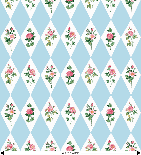 Diamonds & Roses Fabric