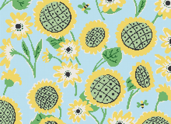 Exclusive: Sunflower Needlepoint Canvas