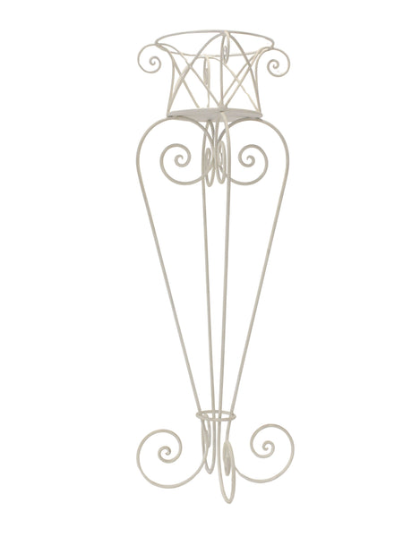 Hollywood Regency Wrought Iron Plant Stand