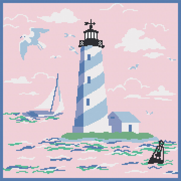 Exclusive: Lighthouse Needlepoint Canvas