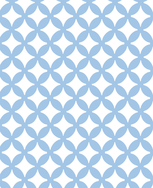 Custom Circle Trellis Wallpaper