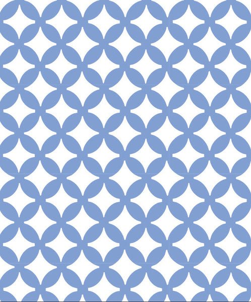 Custom Circle Trellis Wallpaper