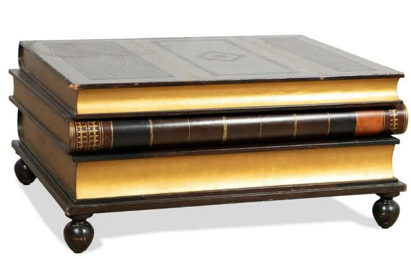 Maitland Smith Leather Book Form Coffee Table