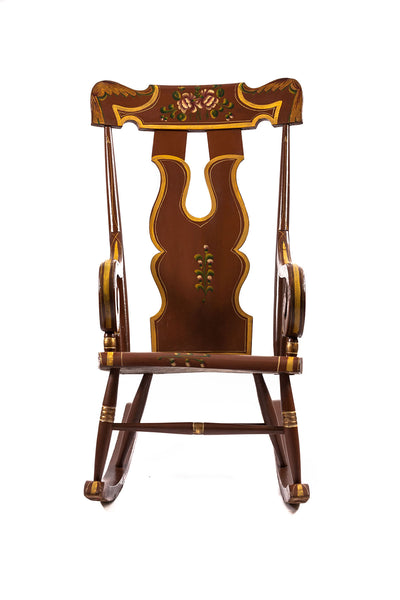 Decorated Boston Rocker