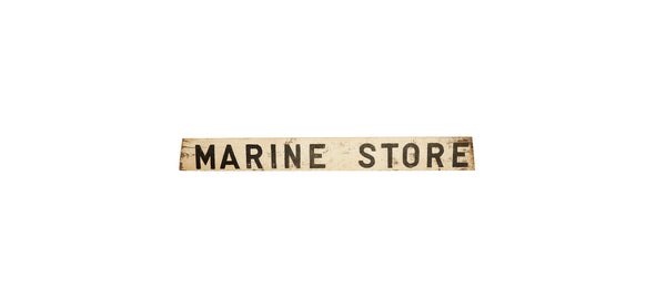 Vintage Marine Store Shop Sign