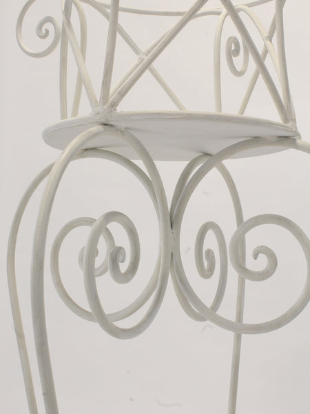 Hollywood Regency Wrought Iron Plant Stand