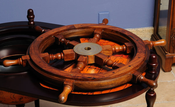 Classic Nautical Ship Wheel-30"