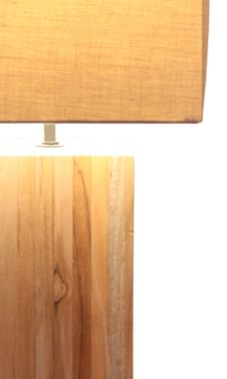 The Sutton Line Teak Lamp