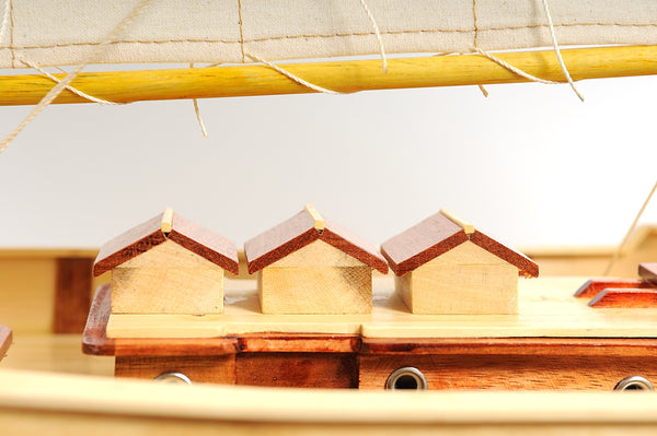 Bluenose II Painted Yacht Model