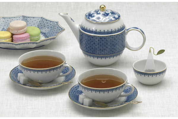 Blue Lace Tea for Two Boxed Set